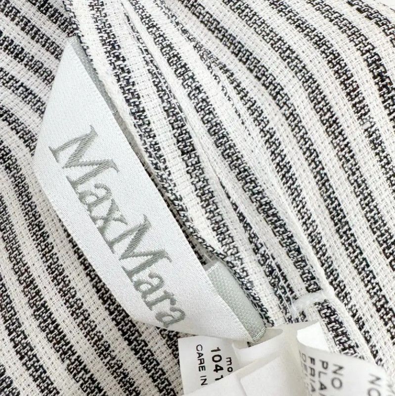 Max Mara MaxMara Striped Women's Coat for Spring and Autumn 0089 Size S / US 4 / IT 40 - 6 Thumbnail