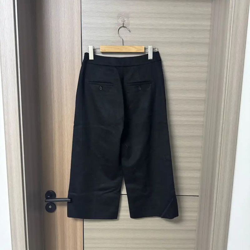 Max Mara MaxMara Black Alpaca Wool Women's Casual Pants 0089 Size 23" - 2 Thumbnail