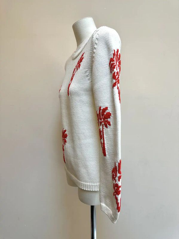 Max Mara MaxMara Colorblocked Cotton-Blend Sweater 0089 Size S / US 4 / IT 40 - 2 Thumbnail
