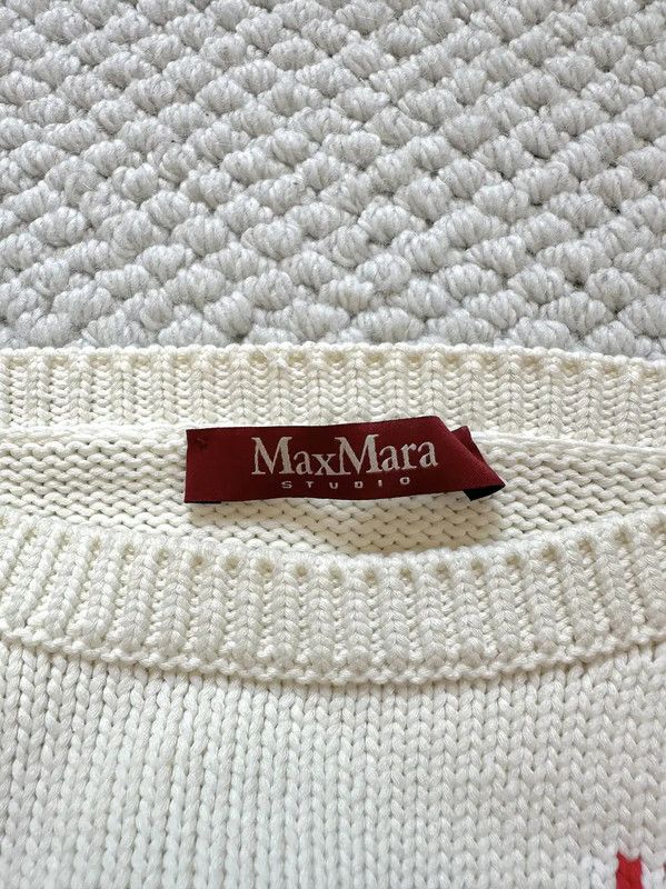 Max Mara MaxMara Colorblocked Cotton-Blend Sweater 0089 Size S / US 4 / IT 40 - 5 Thumbnail