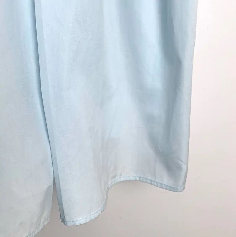 Max Mara MaxMara Light Blue Cotton Dress for Women 0089 Size M / US 6-8 / IT 42-44 - 5 Thumbnail