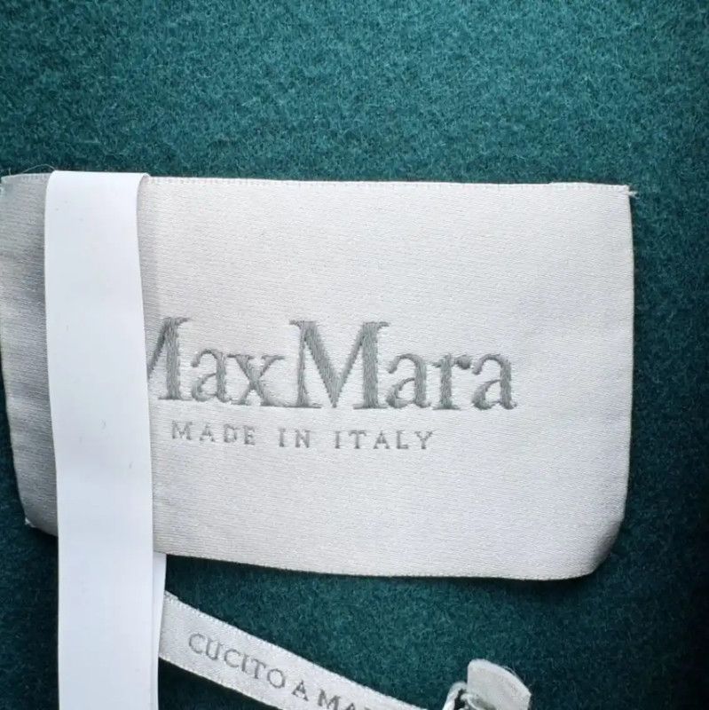 Max Mara MaxMara Lake Blue Wool Coat for Fall 0089 Size M / US 6-8 / IT 42-44 - 2 Thumbnail
