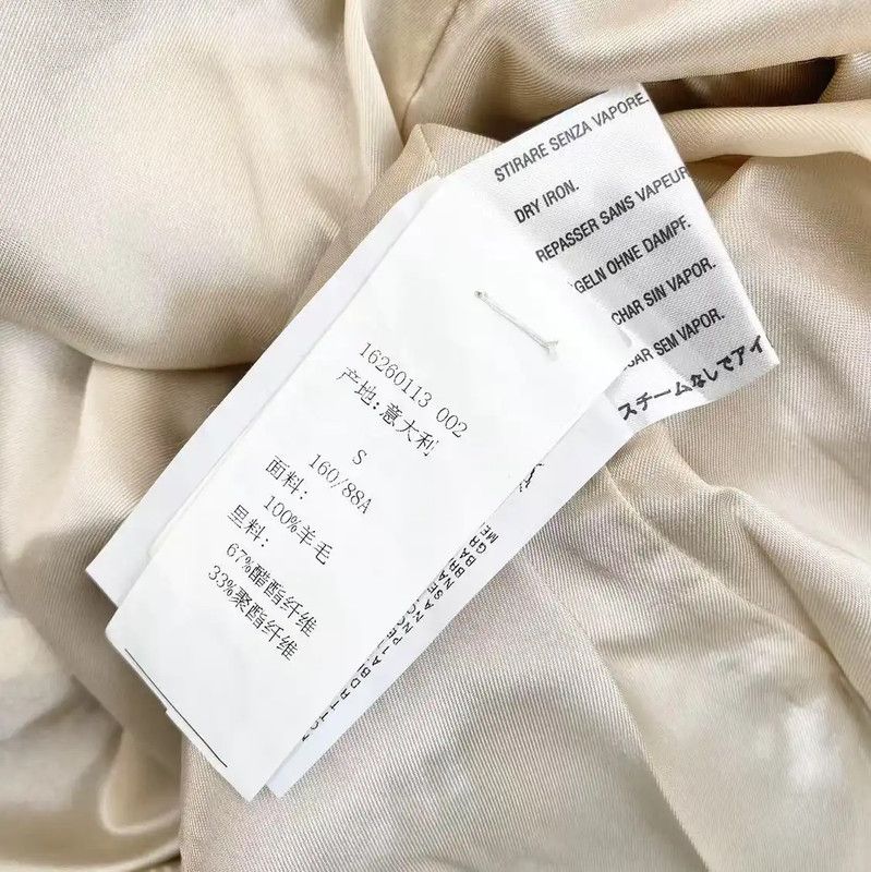 Max Mara MaxMara Beige Wool Sleeveless Dress 0089 Size ONE SIZE - 4 Thumbnail