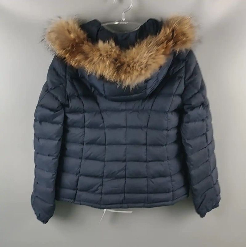 Max Mara MaxMara Navy Winter Down Jacket for Women 0089 Size S / US 4 / IT 40 - 2 Thumbnail