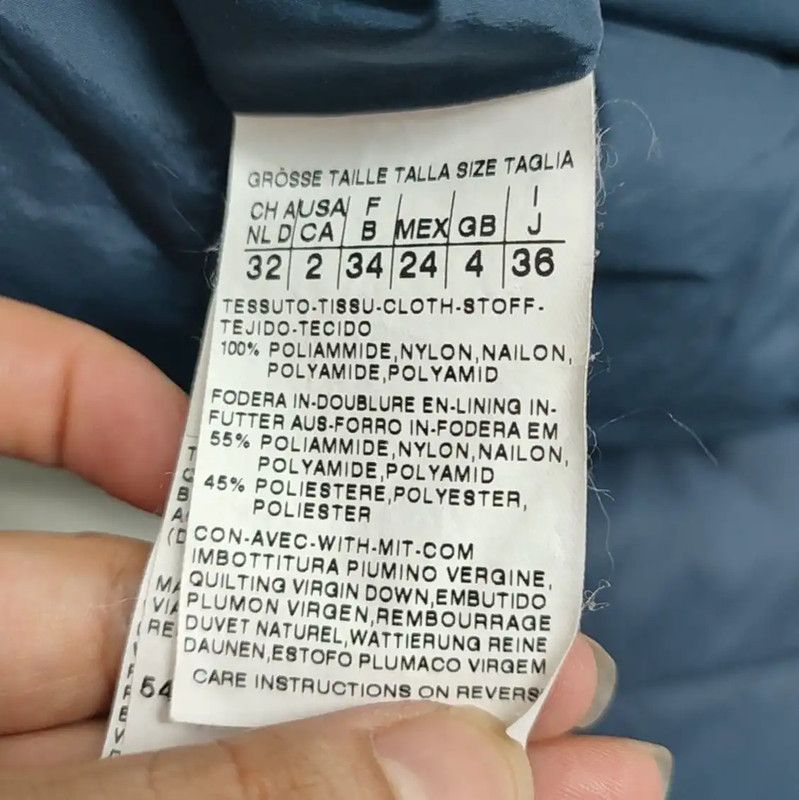 Max Mara MaxMara Navy Winter Down Jacket for Women 0089 Size S / US 4 / IT 40 - 4 Thumbnail