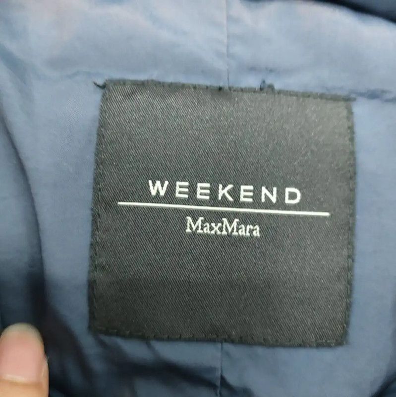 Max Mara MaxMara Navy Winter Down Jacket for Women 0089 Size S / US 4 / IT 40 - 3 Thumbnail