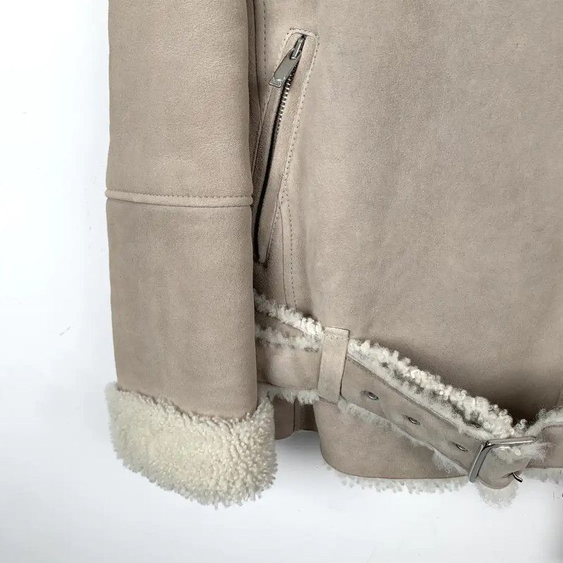 Max Mara MaxMara Beige Wool Women's Jacket 0089 Size M / US 6-8 / IT 42-44 - 4 Thumbnail