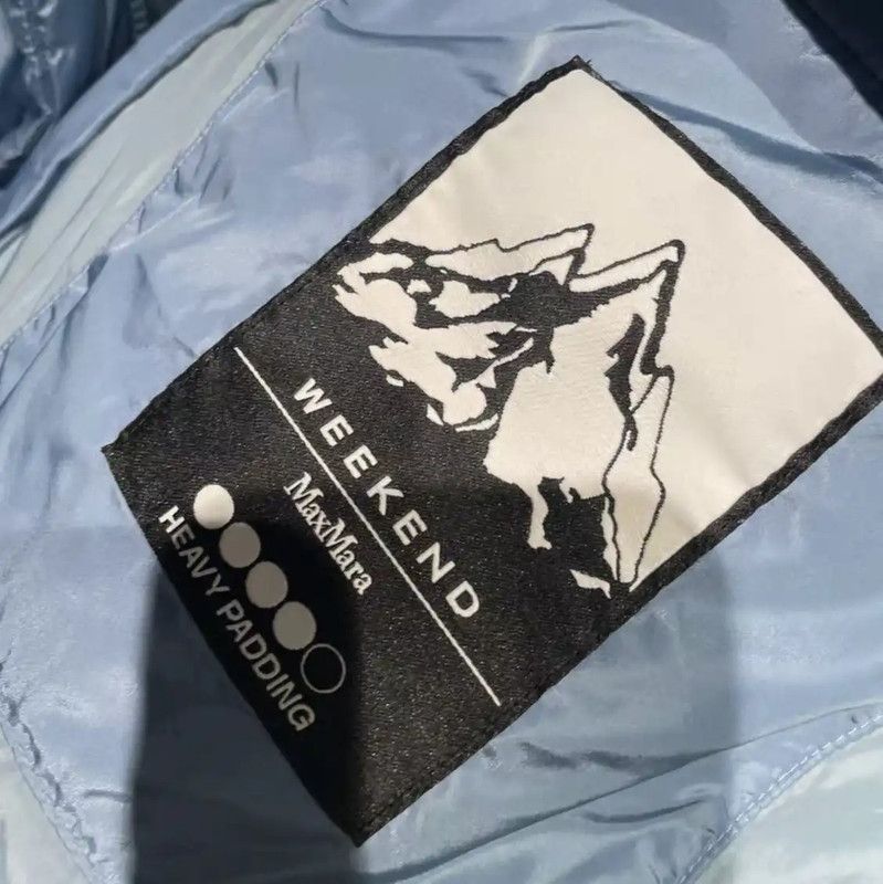 Max Mara MaxMara Blue Women's Down Jacket 0089 Size S / US 4 / IT 40 - 3 Thumbnail