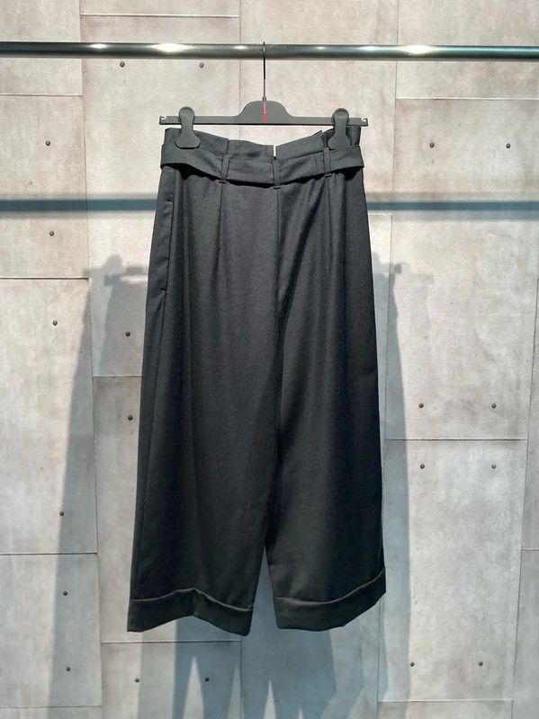 Max Mara MaxMara Women's Black Wool Casual Pants 0089 Size 23" - 3 Thumbnail