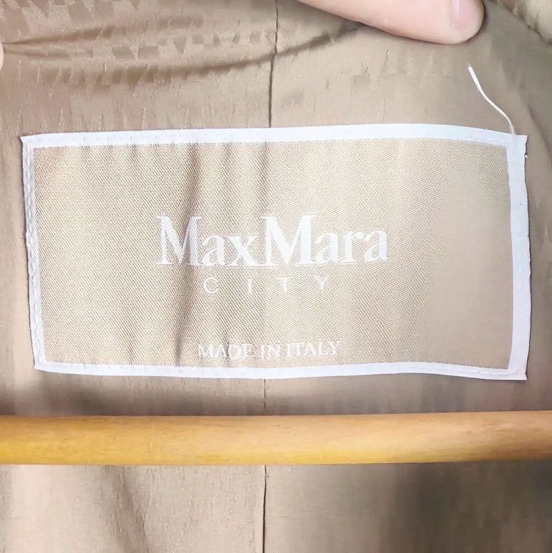 Max Mara MaxMara Brown Wool Women's Coat 0089 Size ONE SIZE - 3 Thumbnail