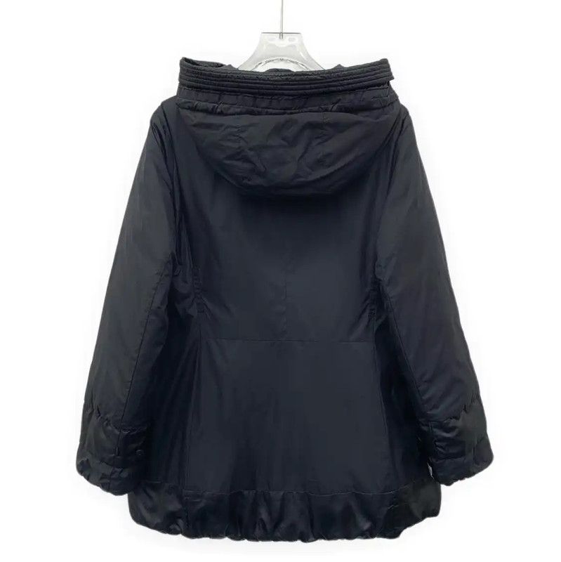 Max Mara MaxMara Women's Black Nylon Puffer Jacket 0089 Size ONE SIZE - 4 Thumbnail