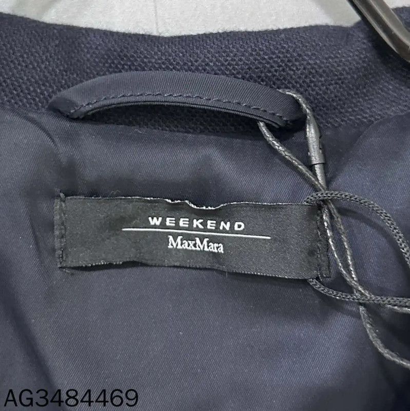 Max Mara MaxMara Navy Blue Women's Coat 0089 Size S / US 4 / IT 40 - 4 Thumbnail