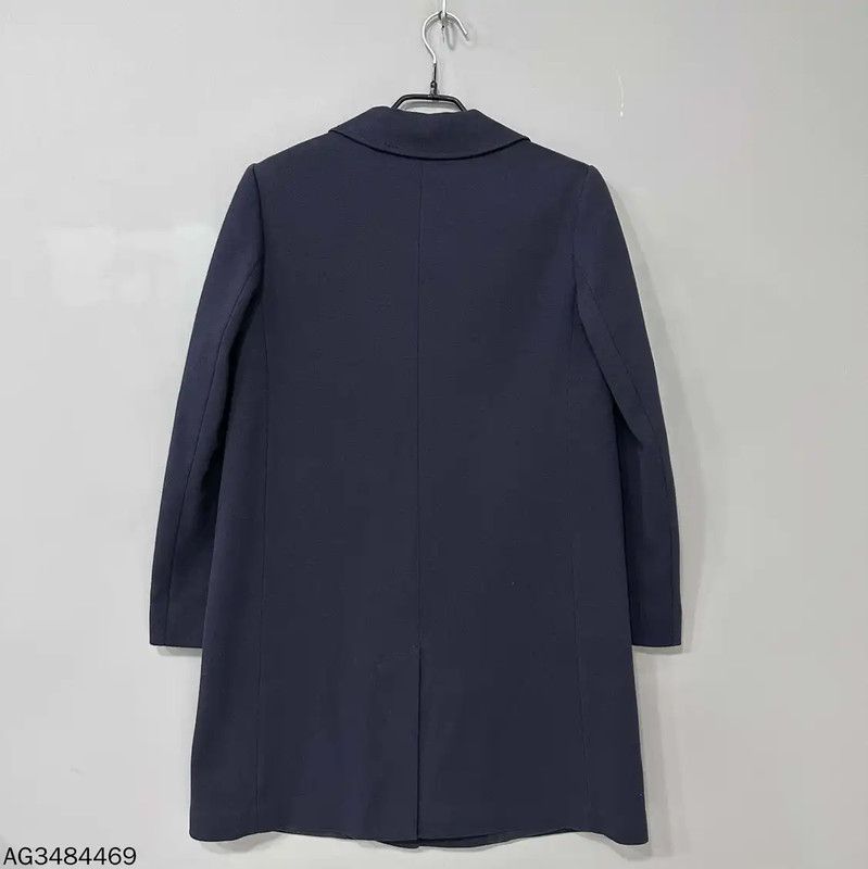 Max Mara MaxMara Navy Blue Women's Coat 0089 Size S / US 4 / IT 40 - 3 Thumbnail