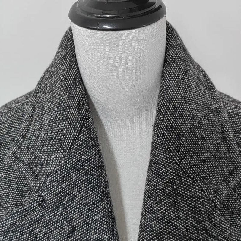 Max Mara MaxMara Black Wool Blend Women's Coat 0089 Size S / US 4 / IT 40 - 6 Thumbnail