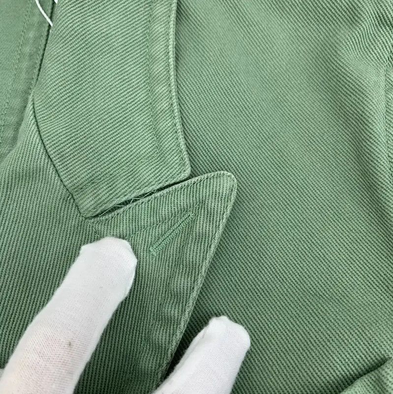 Max Mara MaxMara Green Cotton Women's Jacket 0089 Size XS / US 0-2 / IT 36-38 - 7 Thumbnail