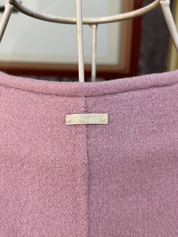 Max Mara MaxMara Pink Wool Women's Coat 0089 Size M / US 6-8 / IT 42-44 - 5 Thumbnail