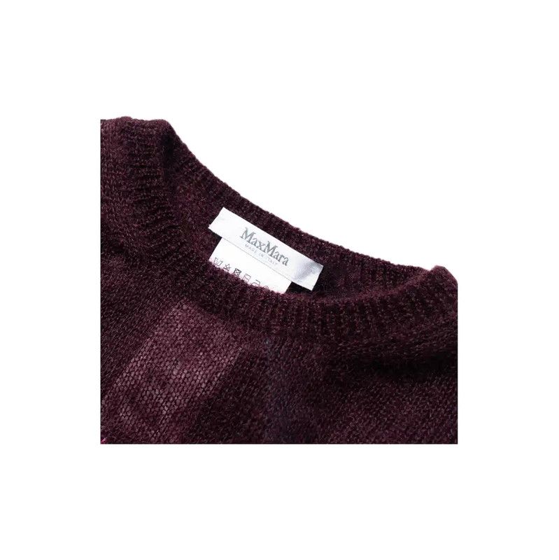 Max Mara MaxMara Brick Red Wool Long Sleeve Sweater 0089 Size XS / US 0-2 / IT 36-38 - 6 Thumbnail