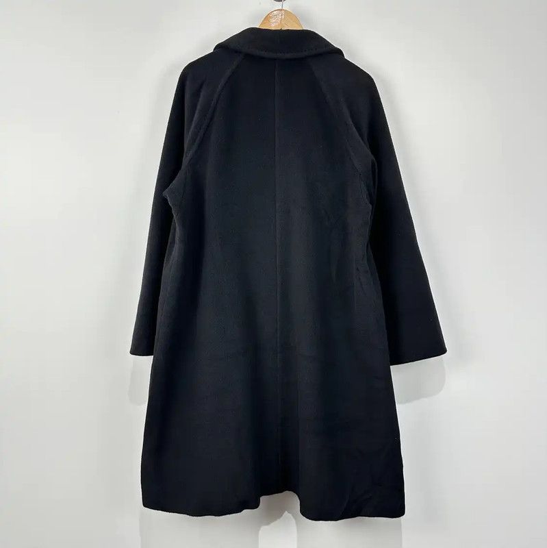 Max Mara MaxMara Black Wool Women's Coat 0089 Size L / US 10 / IT 46 - 2 Thumbnail