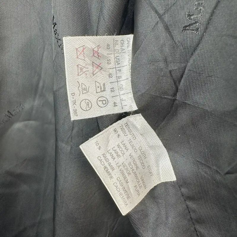 Max Mara MaxMara Black Wool Women's Coat 0089 Size L / US 10 / IT 46 - 5 Thumbnail