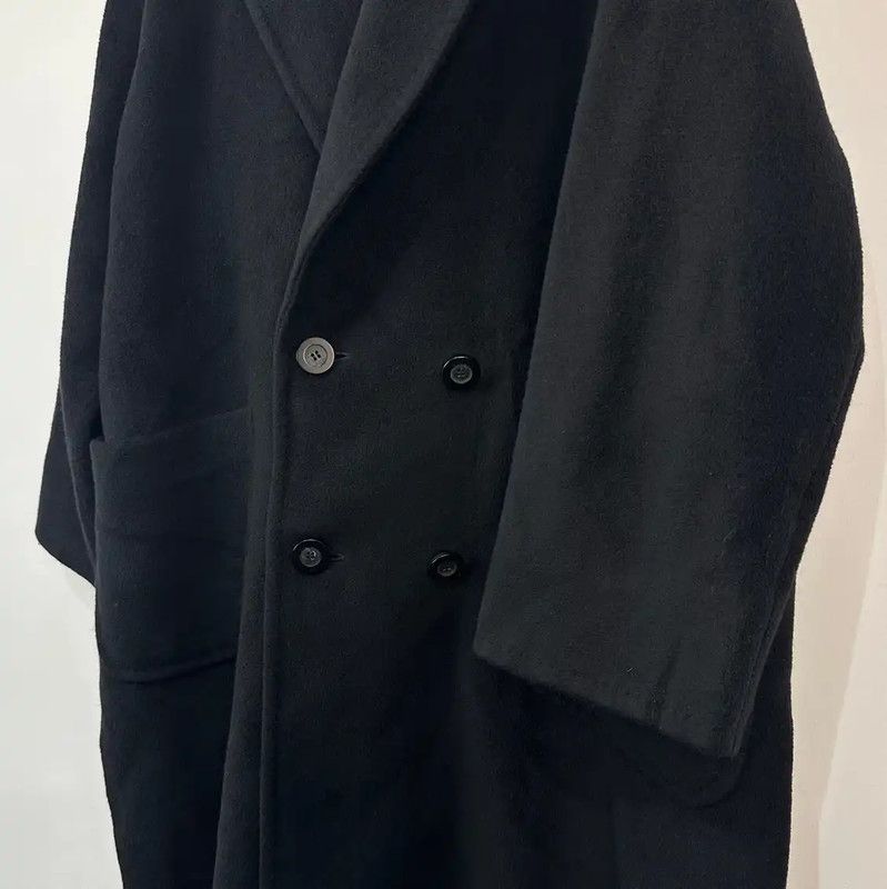 Max Mara MaxMara Black Wool Women's Coat 0089 Size L / US 10 / IT 46 - 4 Thumbnail