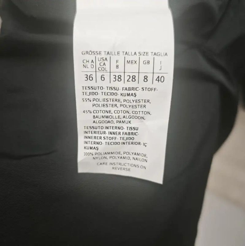 Max Mara MaxMara Women's Long Black Polyester Jacket 0089 Size M / US 6-8 / IT 42-44 - 4 Thumbnail