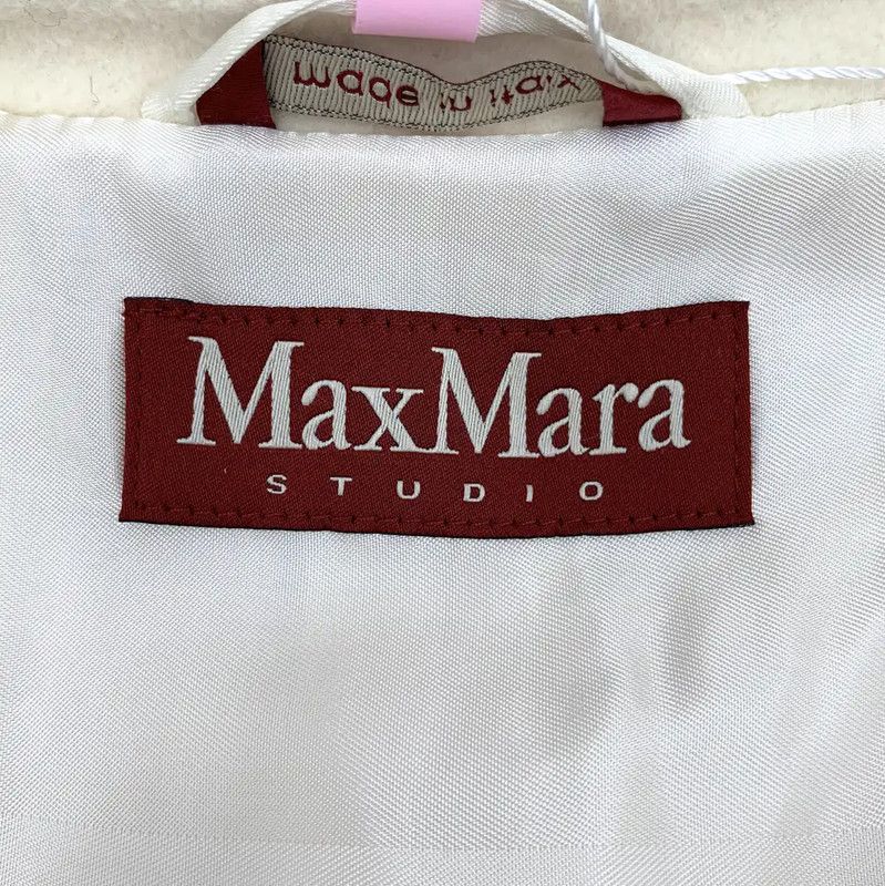 Max Mara MaxMara Beige Wool Women's Coat 0089 Size XS / US 0-2 / IT 36-38 - 5 Thumbnail
