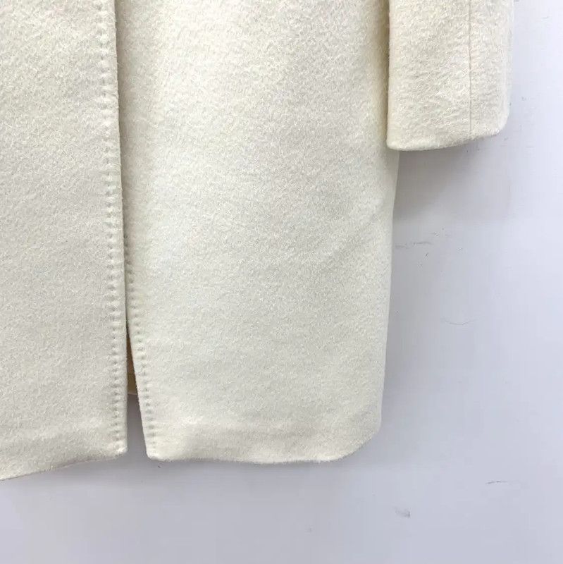 Max Mara MaxMara Beige Wool Women's Coat 0089 Size XS / US 0-2 / IT 36-38 - 4 Thumbnail