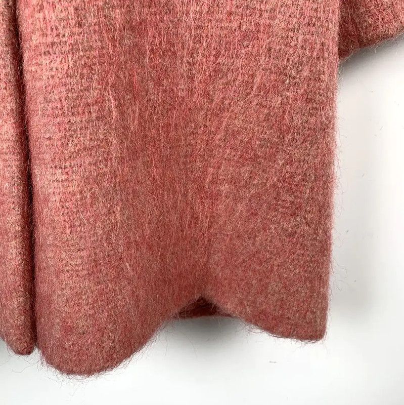 Max Mara MaxMara Red Mohair Women's Coat 0089 Size M / US 6-8 / IT 42-44 - 4 Thumbnail
