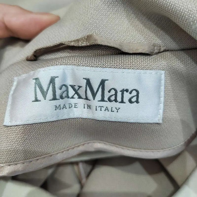 Max Mara MaxMara Light Gray Womens Overcoat 0089 Size ONE SIZE - 3 Thumbnail