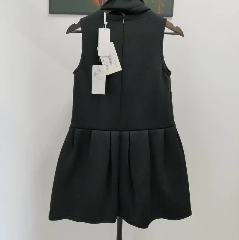 Max Mara MaxMara Summer Black Sleeveless Dress 0089 Size S / US 4 / IT 40 - 2 Thumbnail