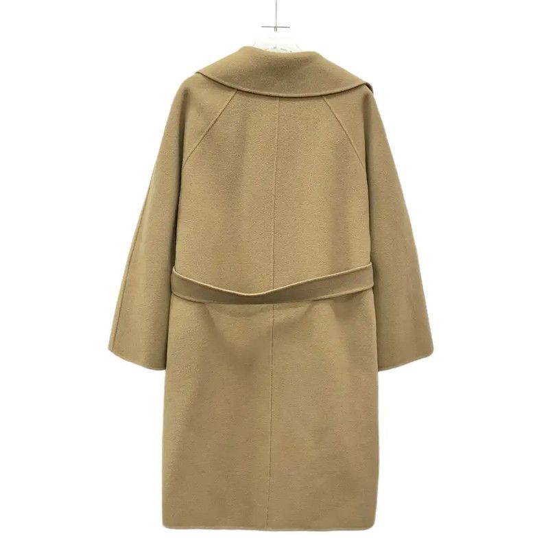 Max Mara MaxMara Brown Wool Women's Coat 0089 Size S / US 4 / IT 40 - 2 Thumbnail