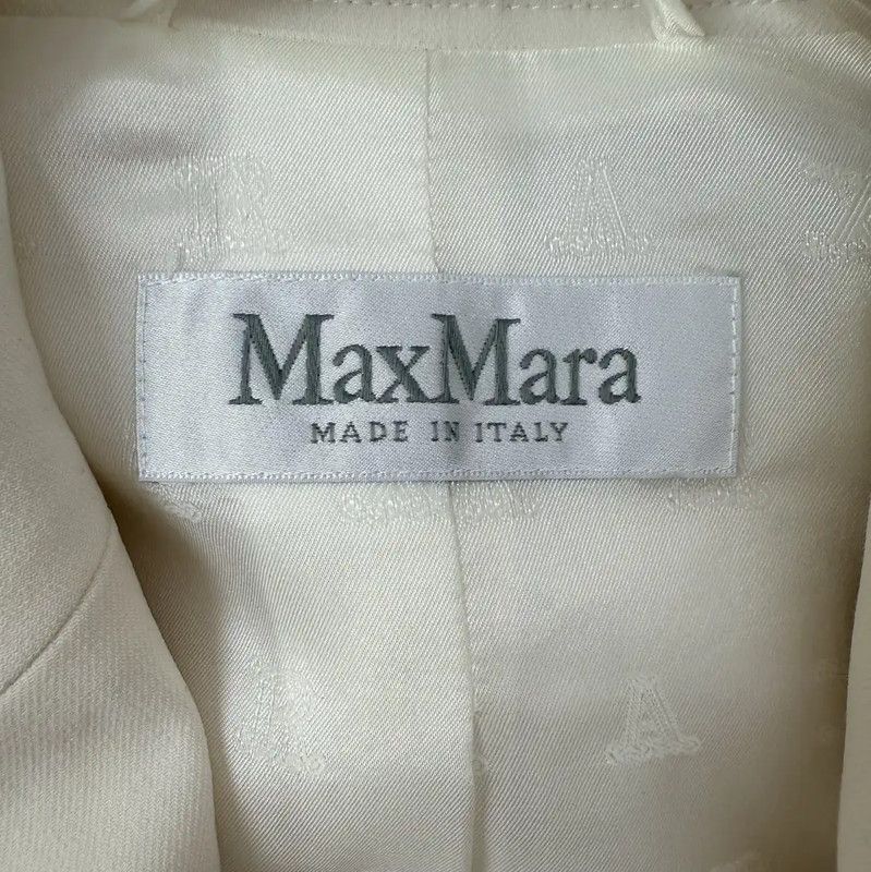 Max Mara MaxMara Beige Women's Polyester Trench Coat 0089 Size XS / US 0-2 / IT 36-38 - 5 Thumbnail