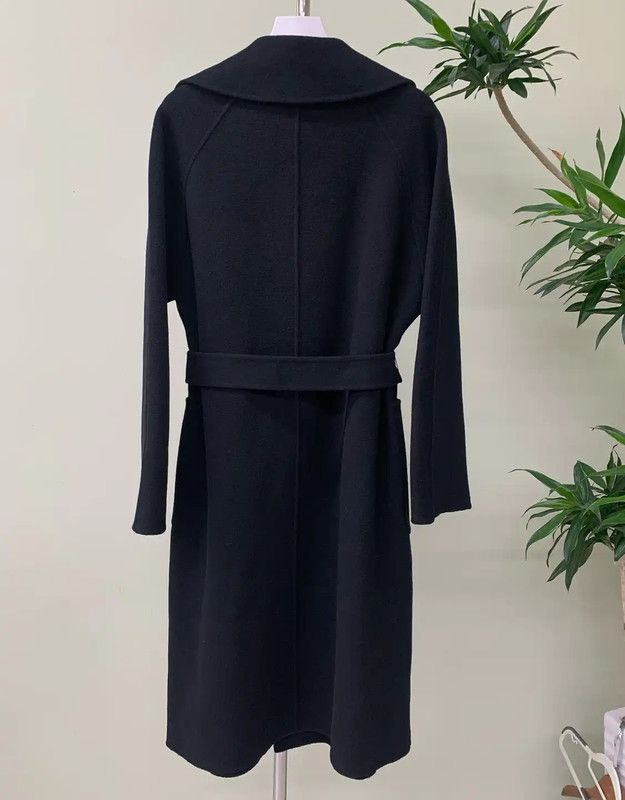Max Mara MaxMara Stylish Black Women's Coat 0089 Size M / US 6-8 / IT 42-44 - 4 Thumbnail