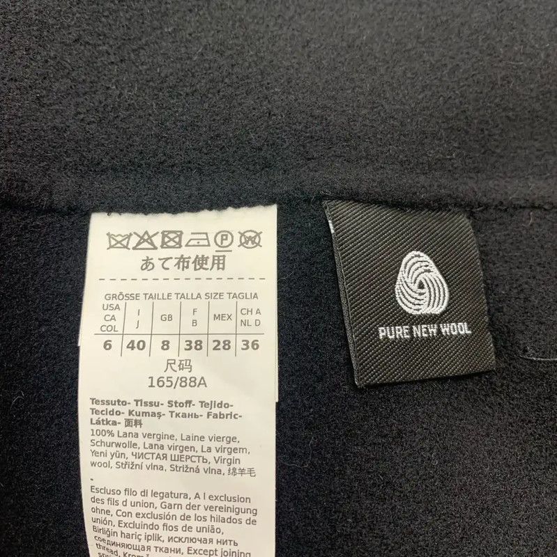 Max Mara MaxMara Stylish Black Women's Coat 0089 Size M / US 6-8 / IT 42-44 - 6 Thumbnail
