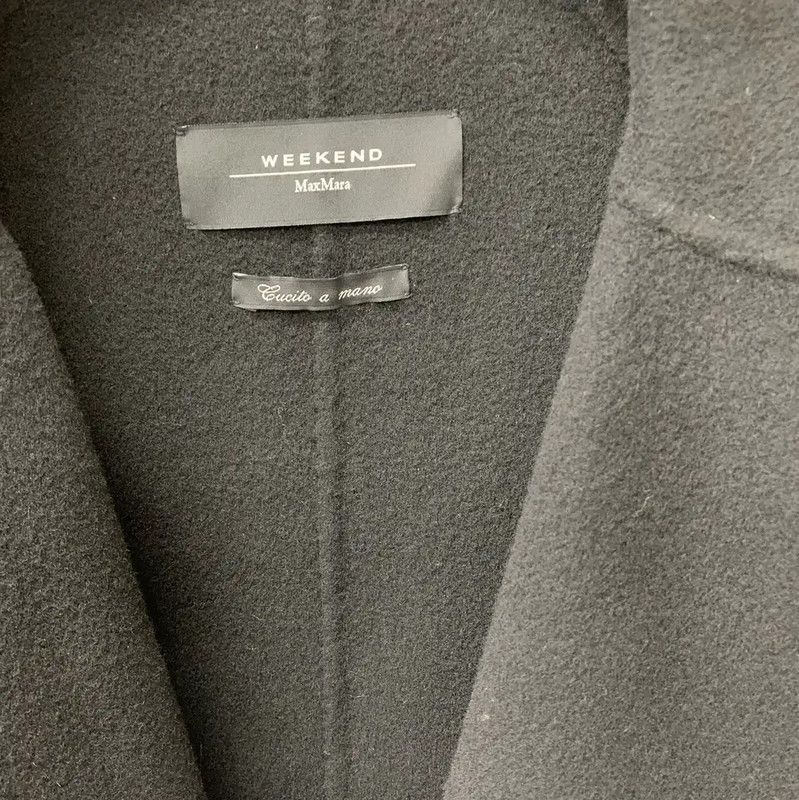 Max Mara MaxMara Stylish Black Women's Coat 0089 Size M / US 6-8 / IT 42-44 - 5 Thumbnail