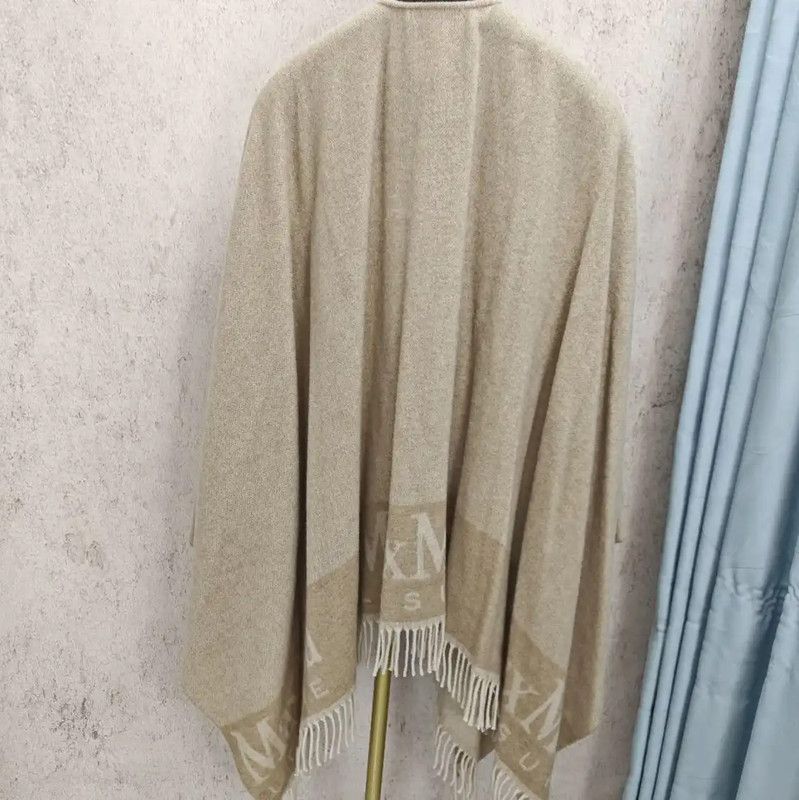 Max Mara MaxMara Beige Wool Long Coat for Women 0089 Size XL / US 12-14 / IT 48-50 - 2 Thumbnail