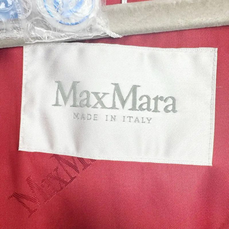 Max Mara MaxMara Elegant Red Silk Women's Coat 0089 Size S / US 4 / IT 40 - 4 Thumbnail