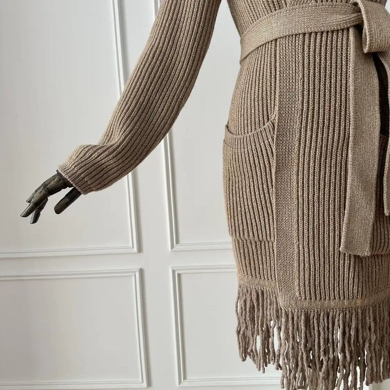 Max Mara MaxMara Camel Wool Pullover Sweater 0089 Size M / US 6-8 / IT 42-44 - 4 Thumbnail