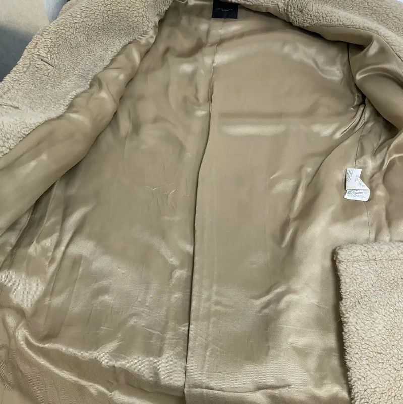 Max Mara MaxMara Beige Wool Women's Coat 0089 Size M / US 6-8 / IT 42-44 - 4 Thumbnail