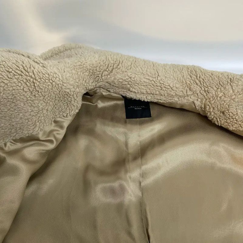 Max Mara MaxMara Beige Wool Women's Coat 0089 Size M / US 6-8 / IT 42-44 - 6 Thumbnail
