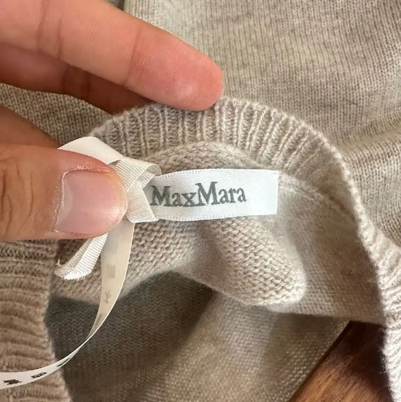 Max Mara MaxMara Gray Wool Ladies Pullover 0089 Size S / US 4 / IT 40 - 3 Thumbnail