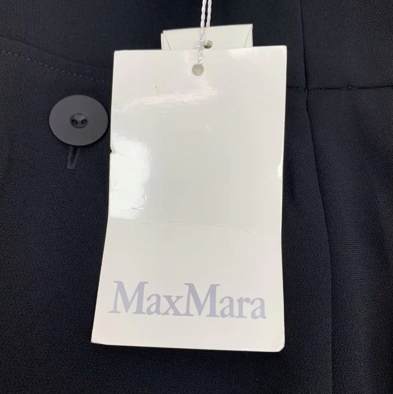 Max Mara MaxMara Black Casual Pants for Women 0089 Size 23" - 7 Thumbnail
