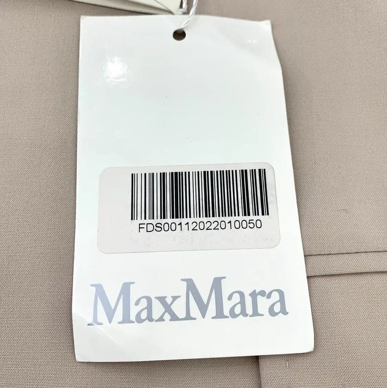 Max Mara MaxMara Beige Wool Women's Jacket 0089 Size L / US 10 / IT 46 - 6 Thumbnail