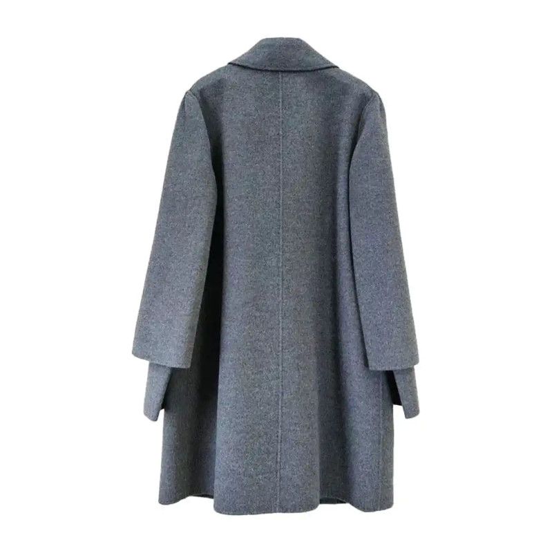 Max Mara MaxMara Elegant Gray Wool Mid-Length Coat 0089 Size XL / US 12-14 / IT 48-50 - 2 Thumbnail