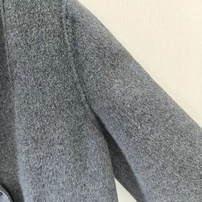 Max Mara MaxMara Elegant Gray Wool Mid-Length Coat 0089 Size XL / US 12-14 / IT 48-50 - 5 Thumbnail