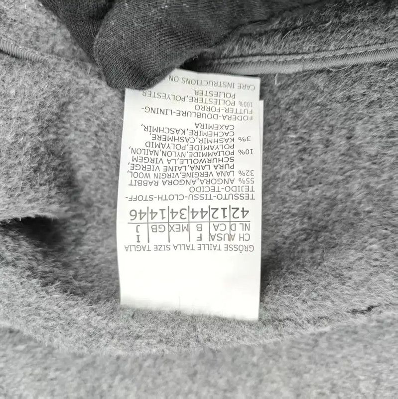 Max Mara MaxMara Elegant Gray Wool Mid-Length Coat 0089 Size XL / US 12-14 / IT 48-50 - 7 Thumbnail