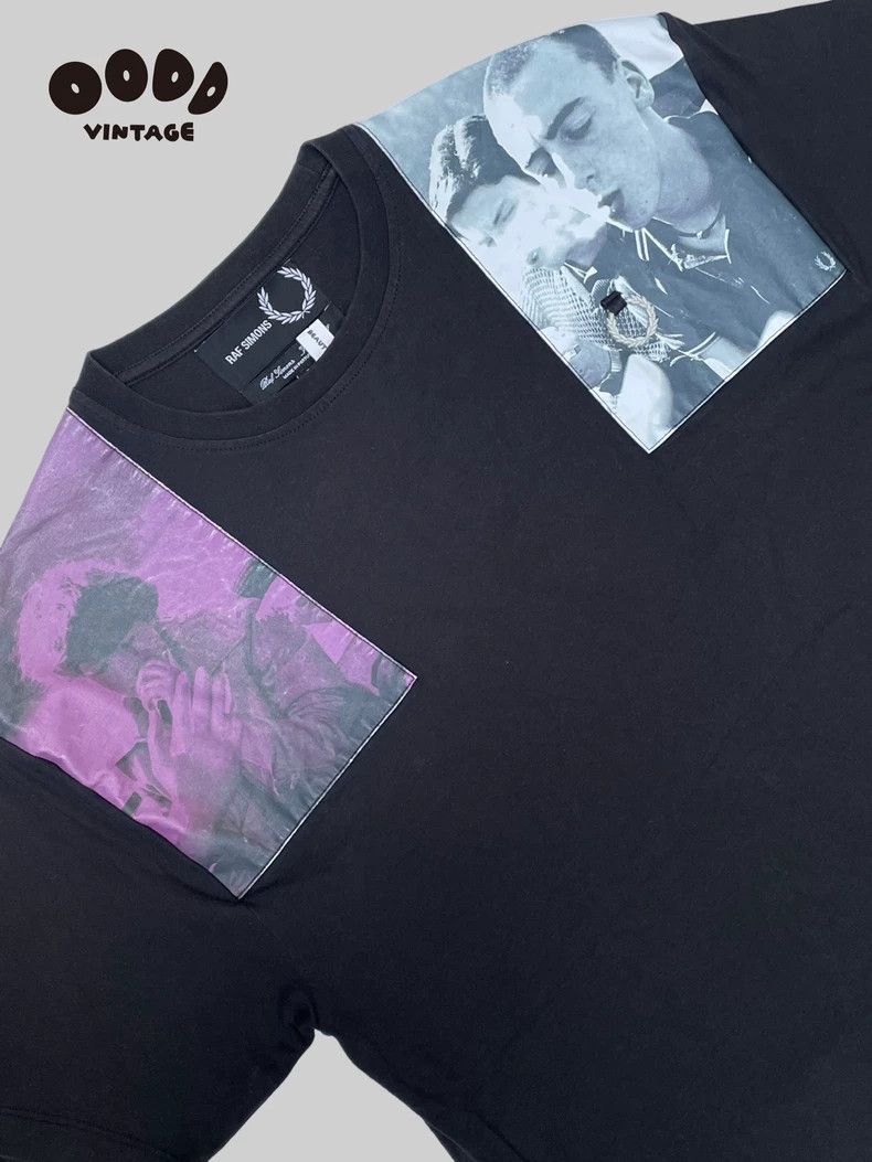 Raf Simons Raf Simons x Fred Perry Portrait T-Shirt - dmc Size US M / EU 48-50 / 2 - 4 Thumbnail