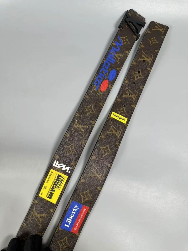 Louis Vuitton Louis Vuitton Monogram Logo Belt - dmc Size ONE SIZE - 6 Thumbnail