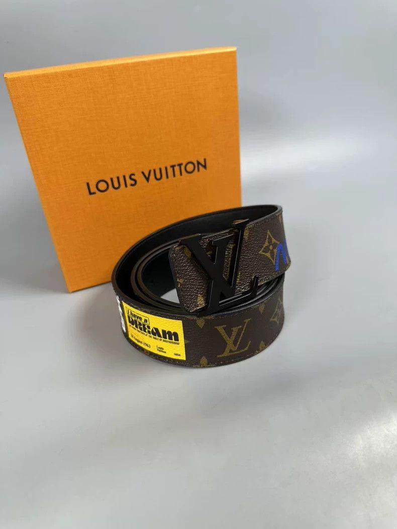 Louis Vuitton Louis Vuitton Monogram Logo Belt - dmc Size ONE SIZE - 3 Thumbnail