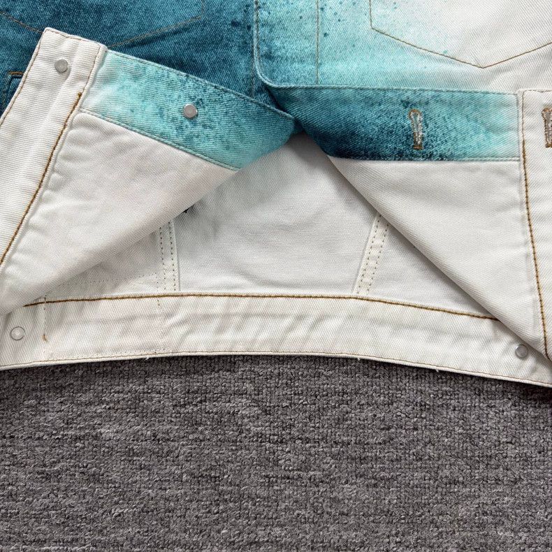 Louis Vuitton LV Ink Splatter Denim Jacket - dmc Size US M / EU 48-50 / 2 - 3 Thumbnail